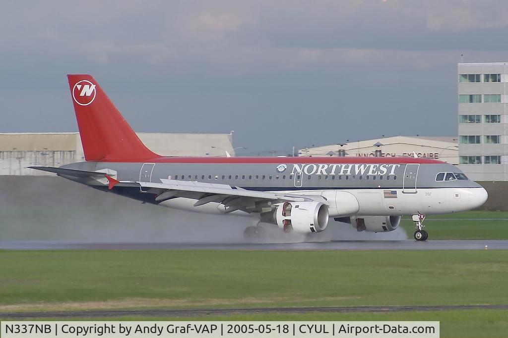 N337NB, 2002 Airbus A319-114 C/N 1685, Northwest A320