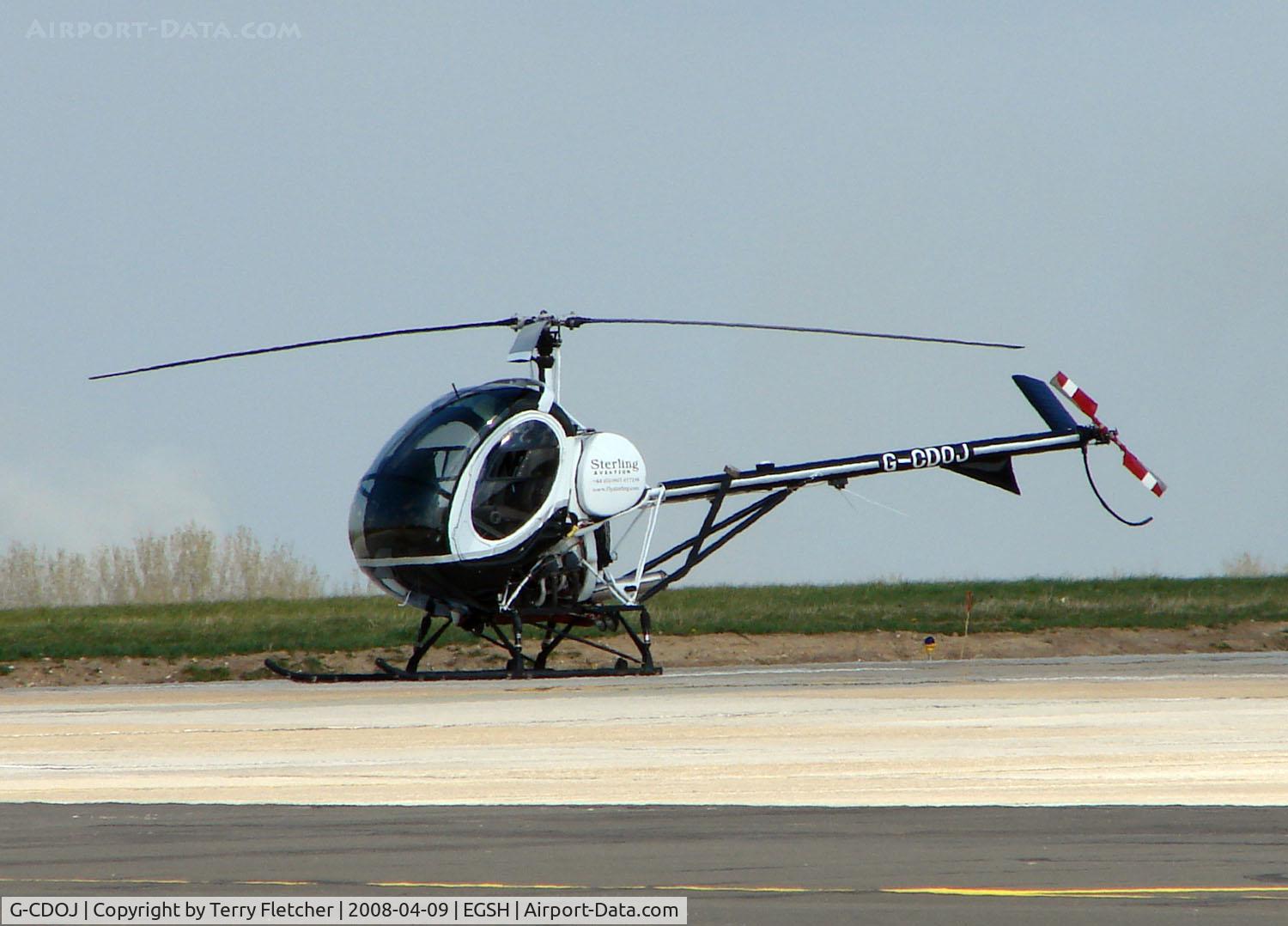 G-CDOJ, 2005 Schweizer 269C-1 C/N 0218, Based Schweizer 269C-1 of Sterling Helicopters at Norwich UK