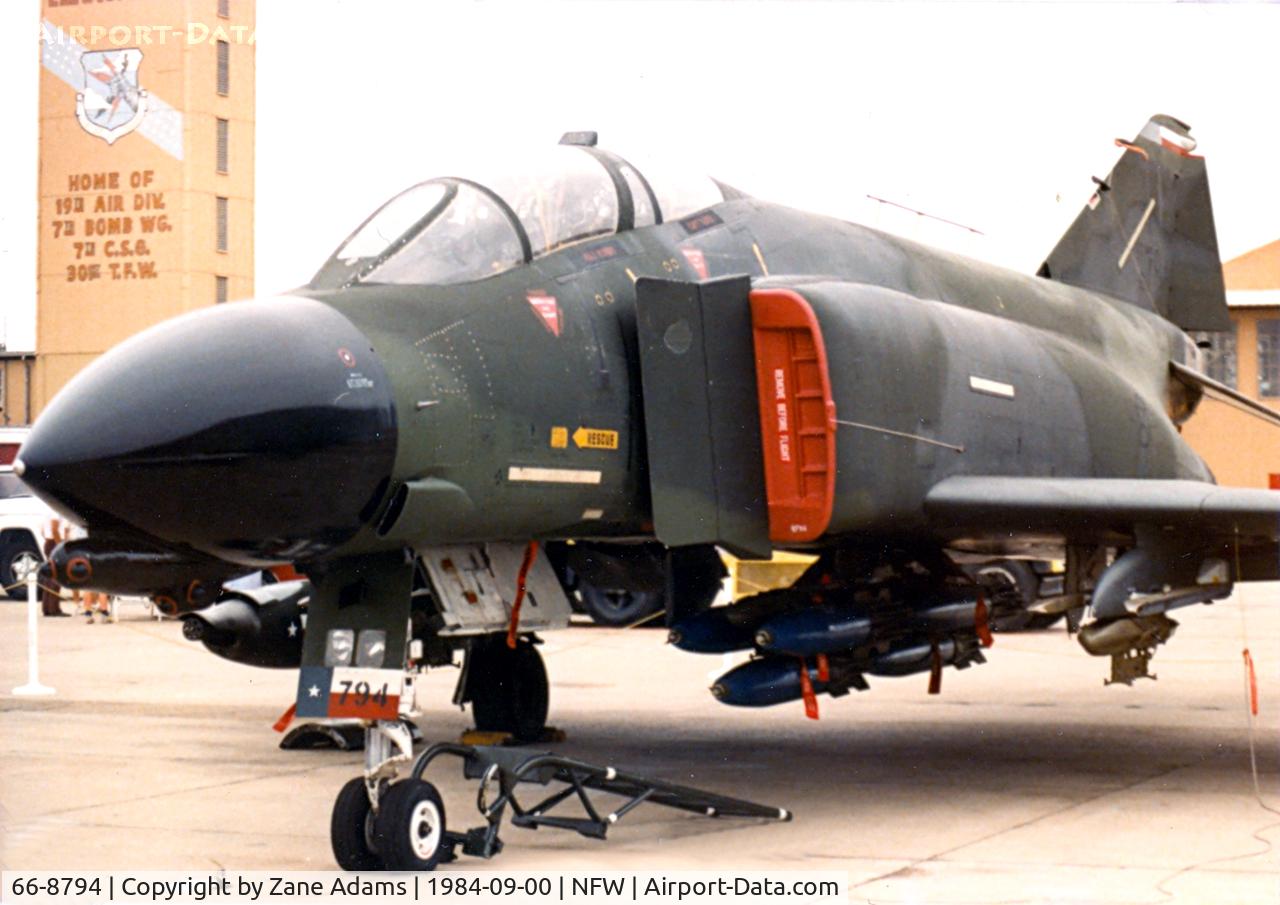 66-8794, 1966 McDonnell F-4D Phantom II C/N 2704, F-4D at Carswell AFB open house