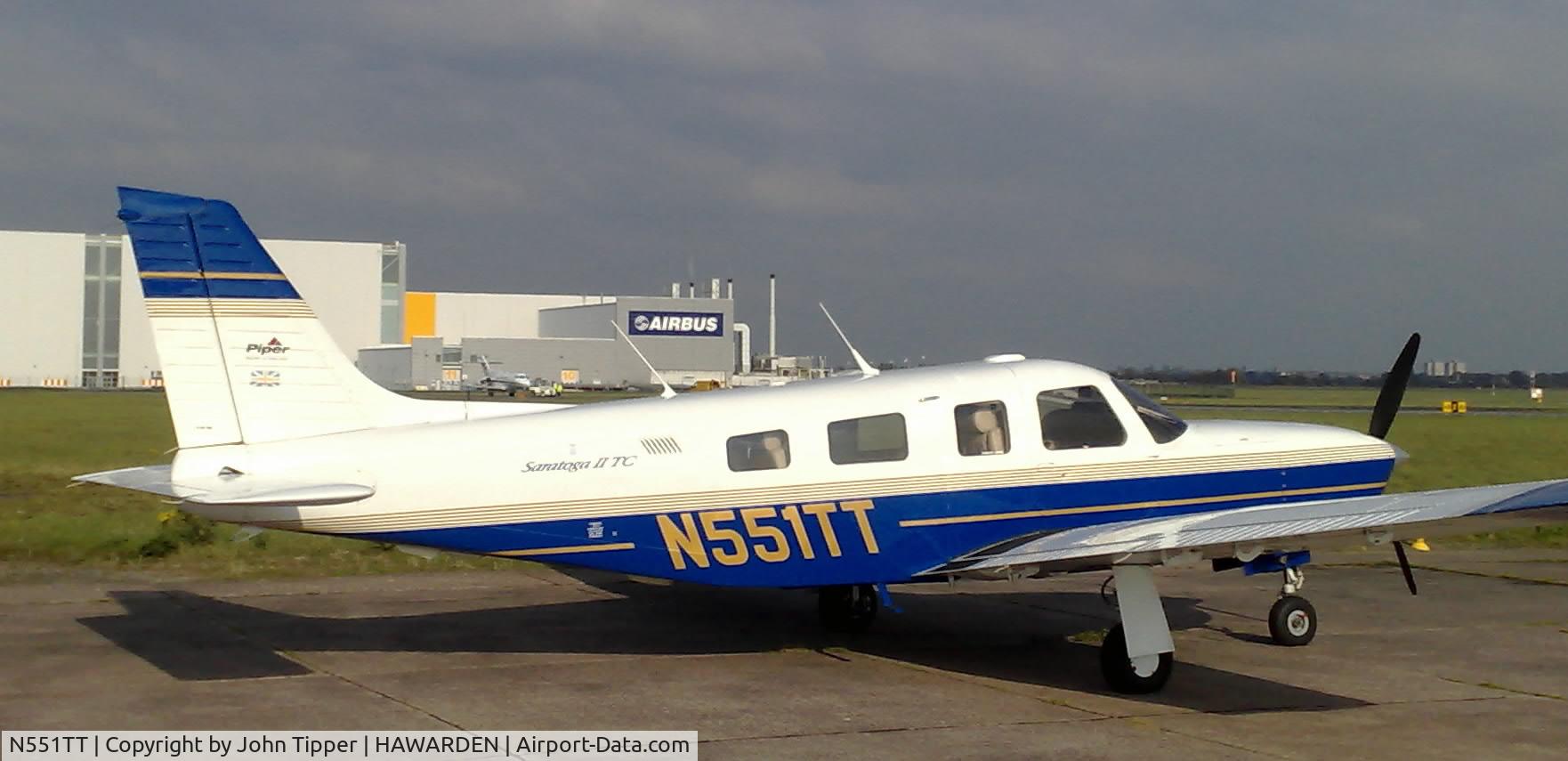 N551TT, 1997 Piper PA-32R-301T Turbo Saratoga C/N 3257026, called in for  a cuppa
