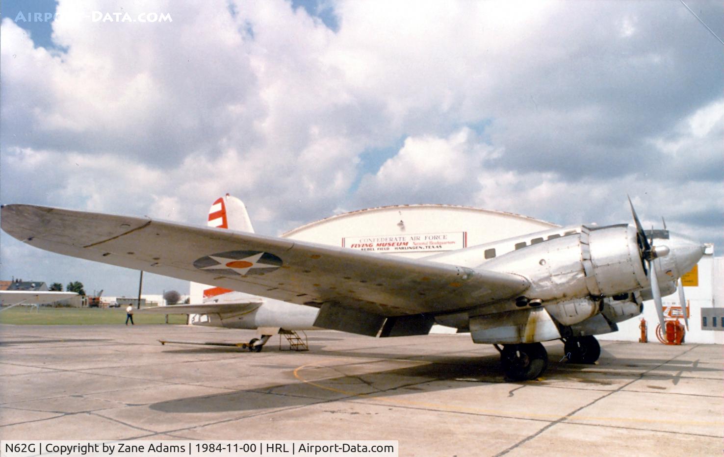 N62G, 1945 Douglas B-23 Dragon C/N 2724, CAF B-23 at Harlingen