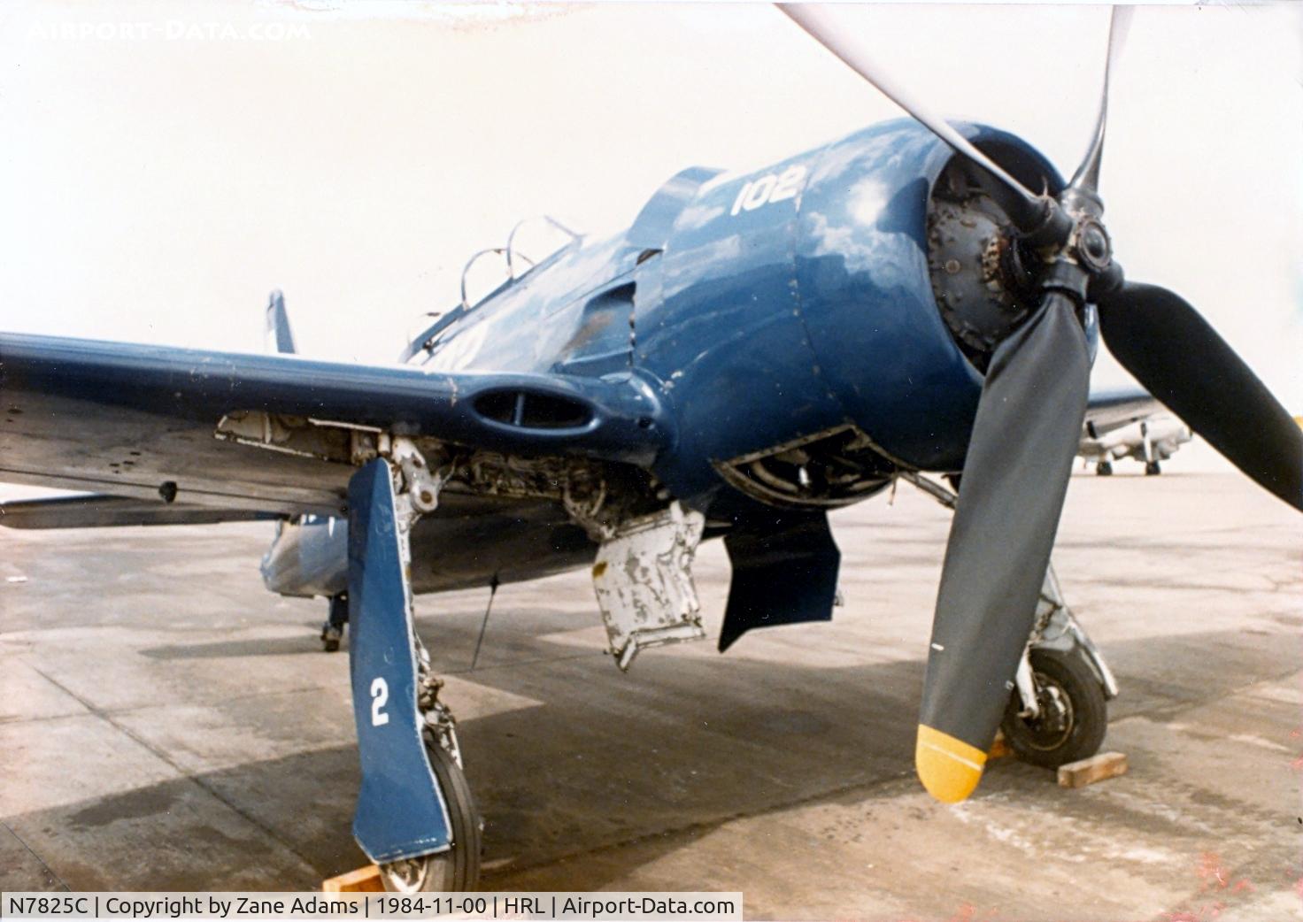 N7825C, 1948 Grumman F8F-2 (G58) Bearcat C/N D.1227, CAF Bearcat at Harlingen