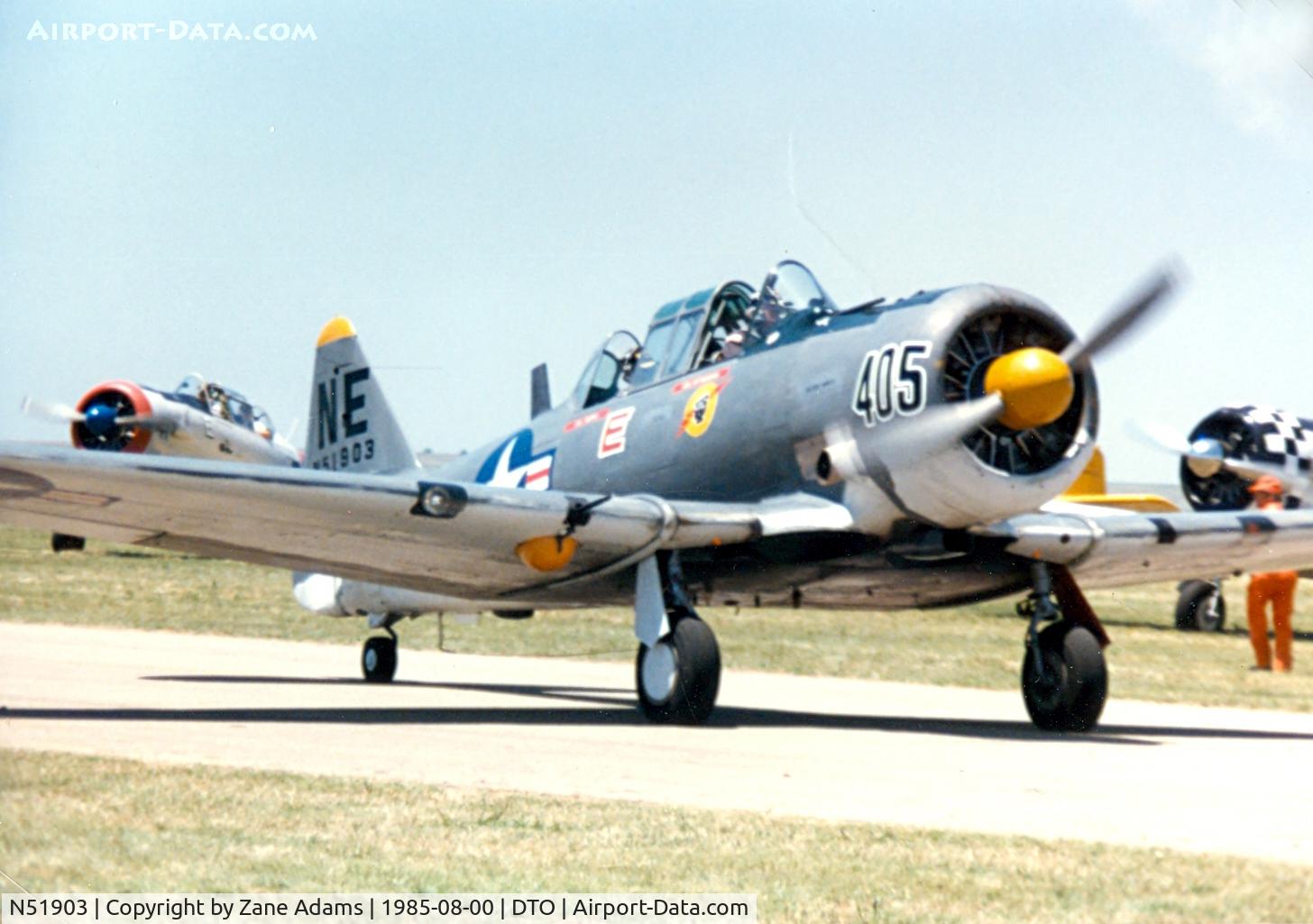 N51903, 1959 North American SNJ-5 Texan Texan C/N 51903, At Denton CAF show