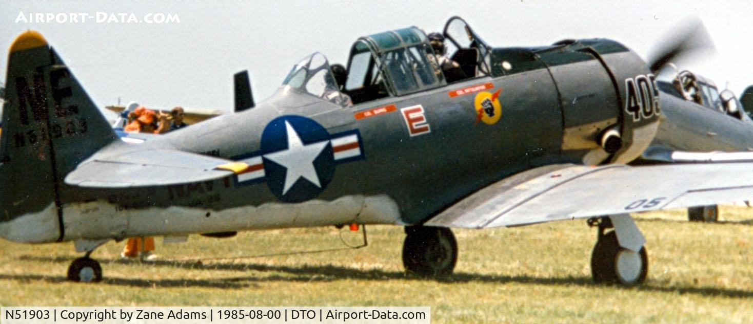 N51903, 1959 North American SNJ-5 Texan Texan C/N 51903, At Denton CAF show