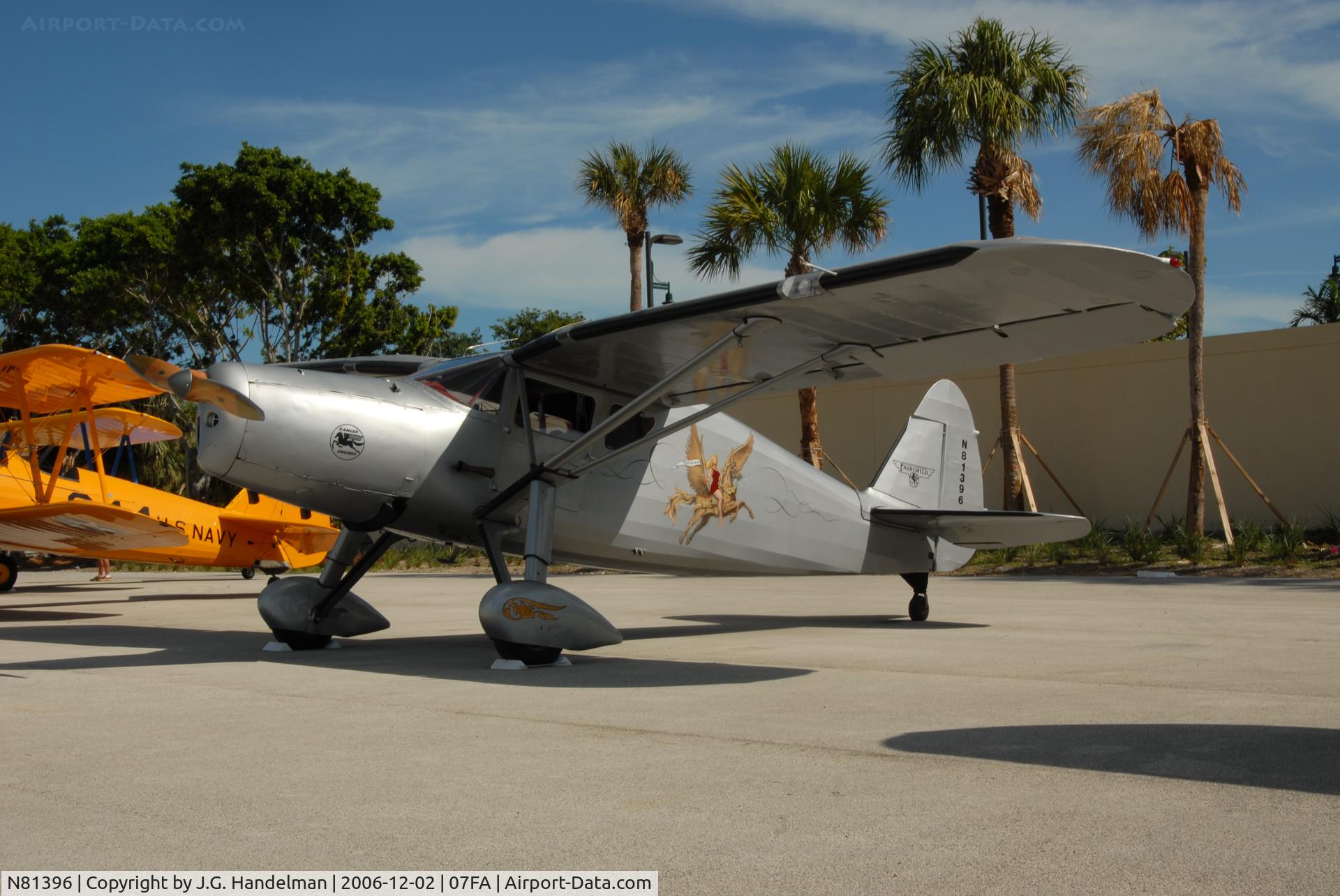 N81396, 1946 Fairchild 24W-46 C/N W46296, At Ocean Reef Key Largo FL