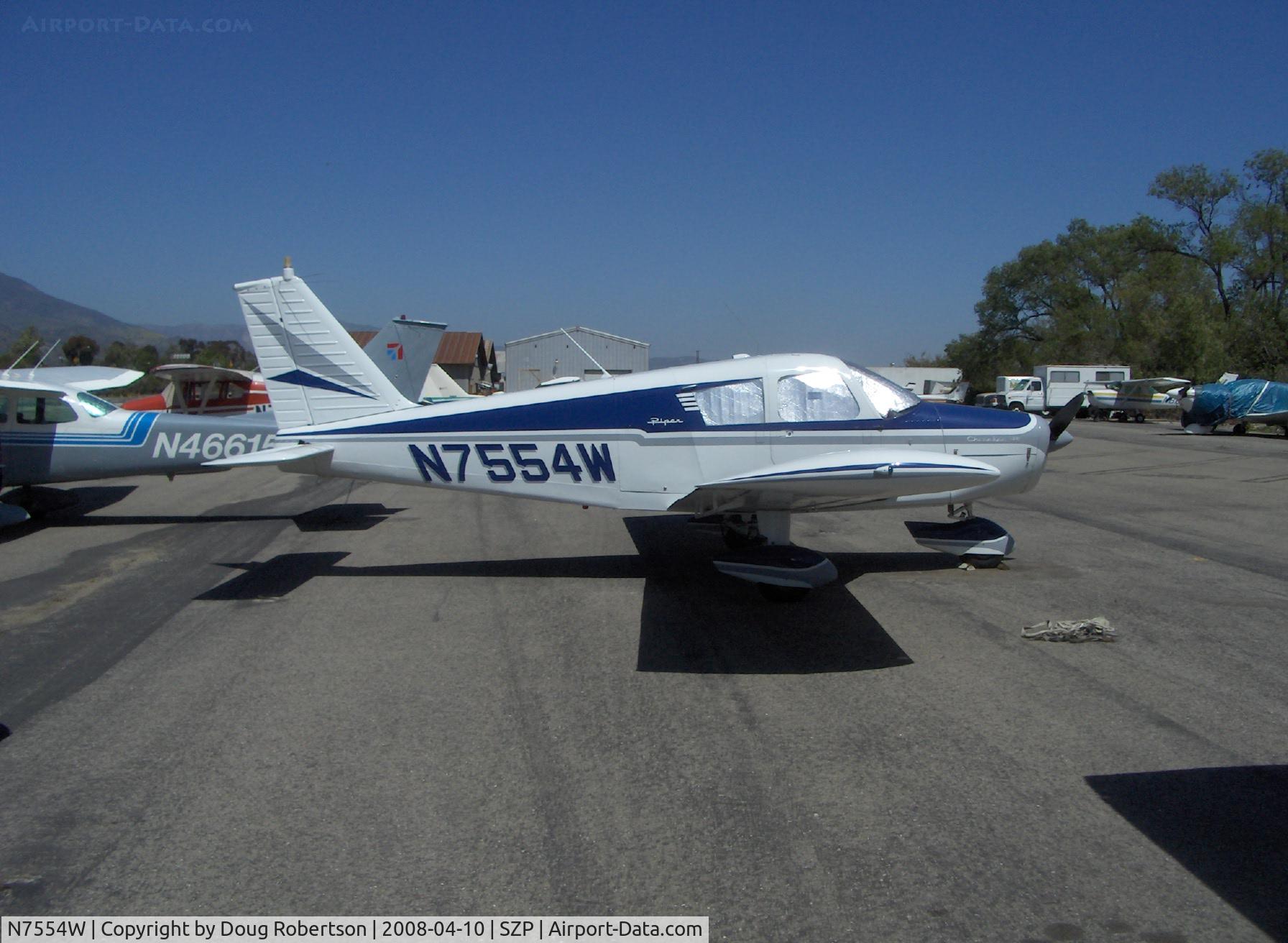 N7554W, 1963 Piper PA-28-180 Cherokee C/N 28-1493, 1963 Piper PA-28-180 CHEROKEE, Lycoming O&VO-360 180 Hp