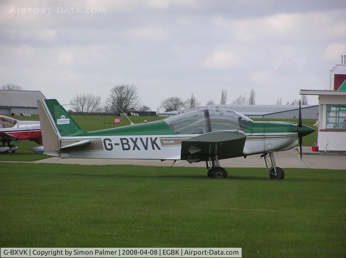 G-BXVK, 1998 Robin HR-200-120B C/N 326, Robin visiting Sywell from Sibson