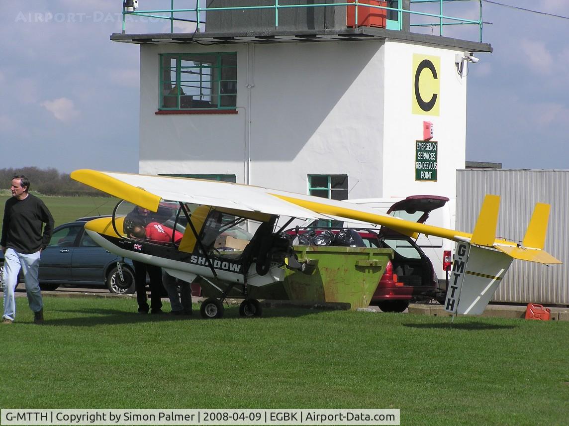 G-MTTH, 1988 CFM Shadow Series BD C/N K061, Shadow parked by the tower at Sywell