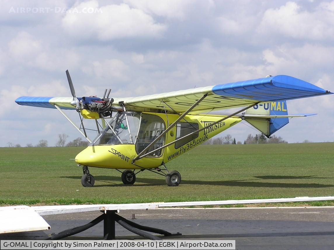 G-OMAL, 2001 Thruster T600N 450 C/N 0061-T600N-050, T600N Sprint visiting Sywell