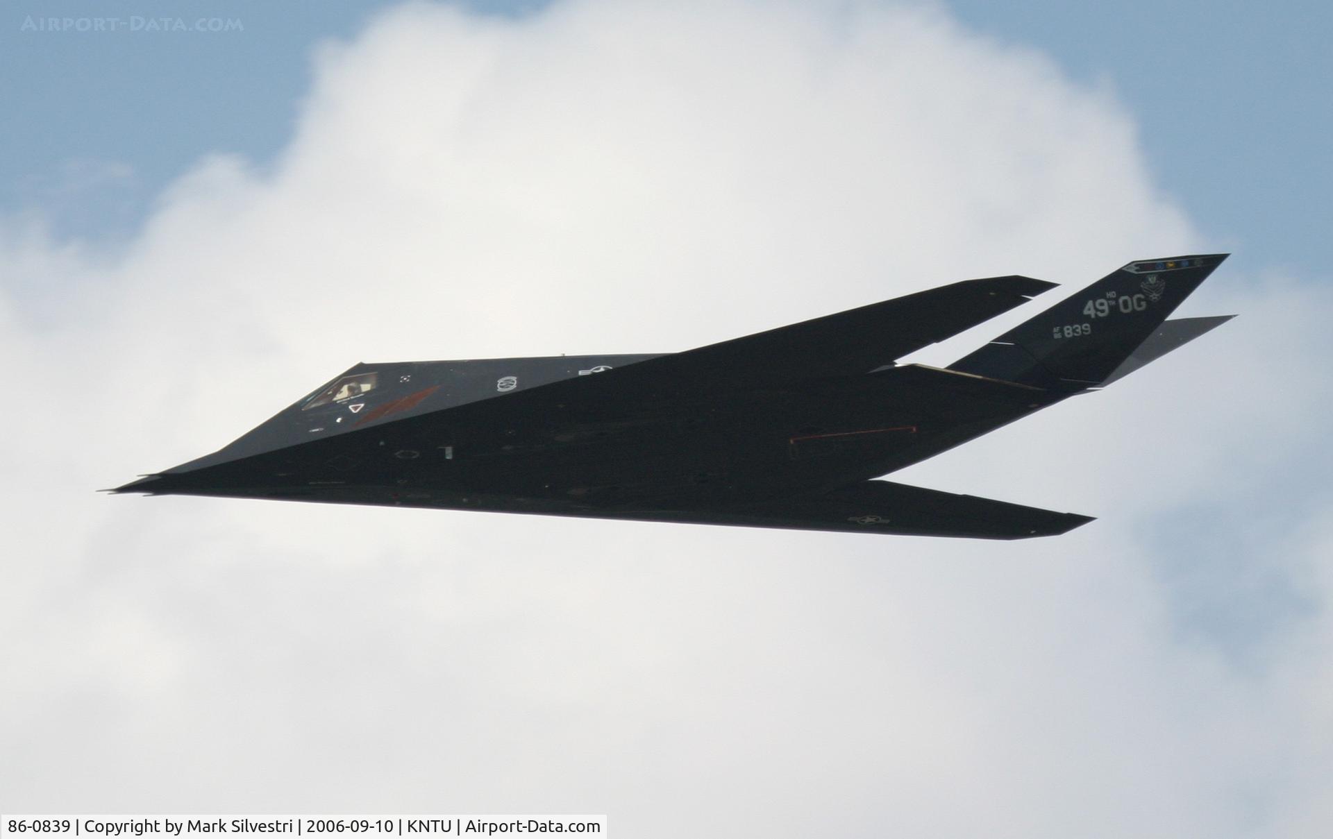 86-0839, 1986 Lockheed F-117A Nighthawk C/N A.4064, Oceana NAS 2006