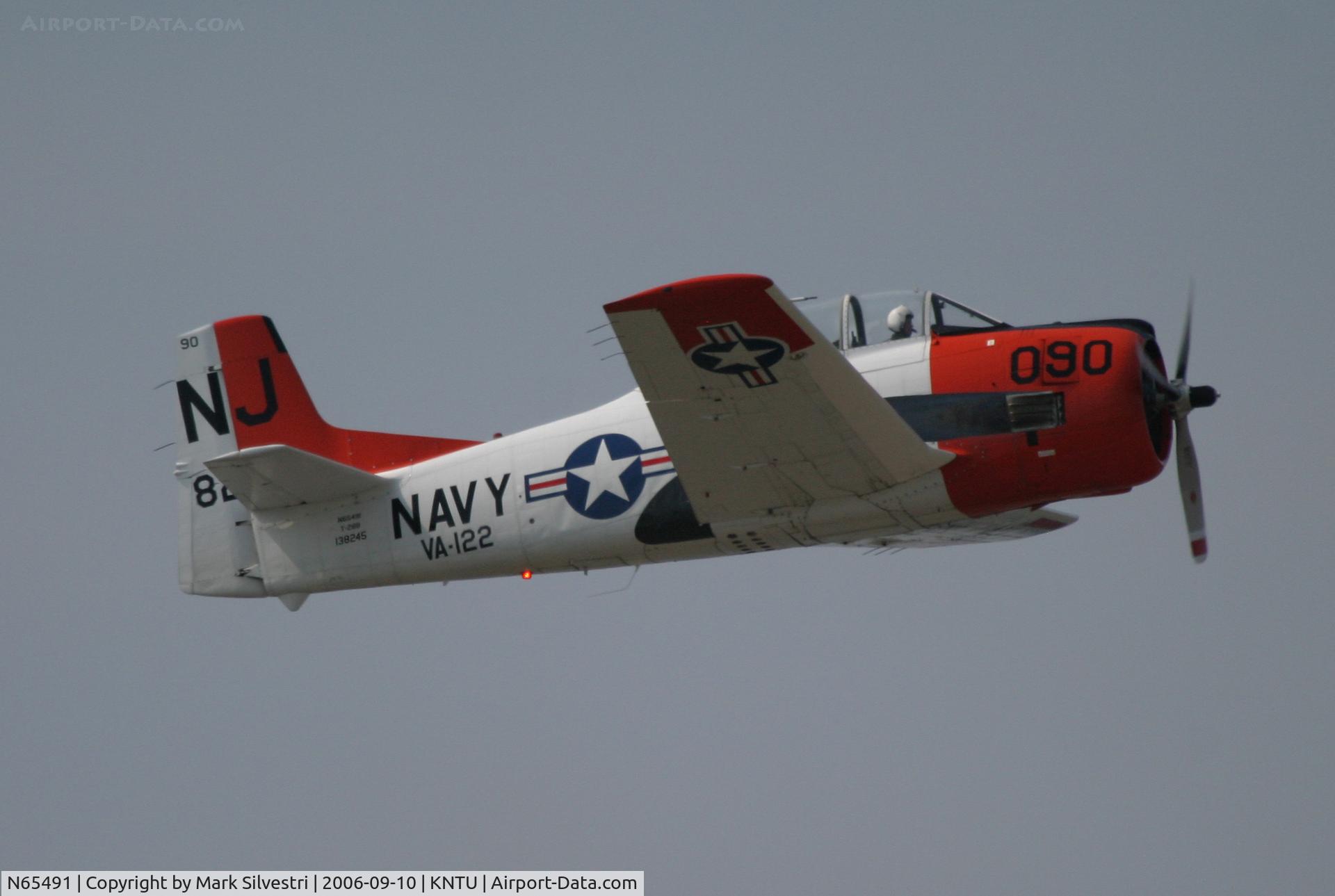N65491, North American T-28B Trojan C/N 200-316 (138245), Oceana NAS 2006