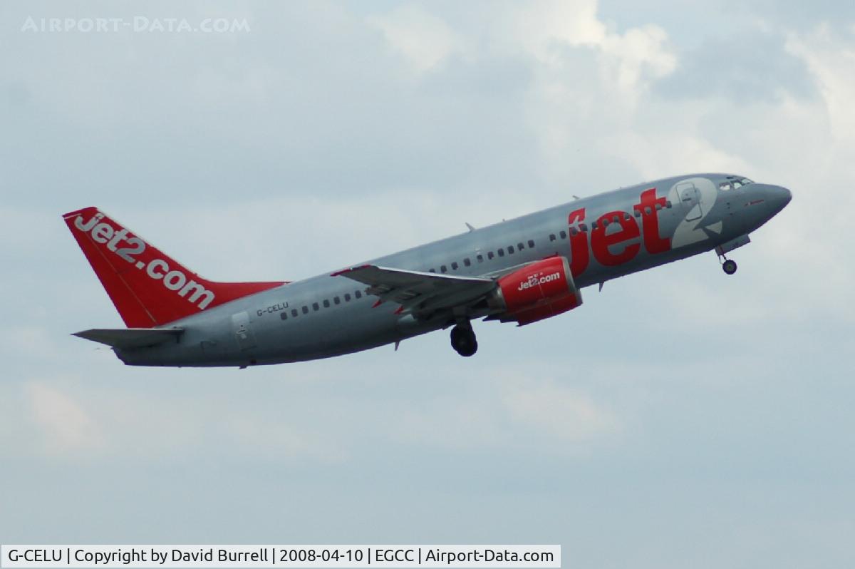 G-CELU, 1986 Boeing 737-377 C/N 23657, Jet2.com - Taking Off