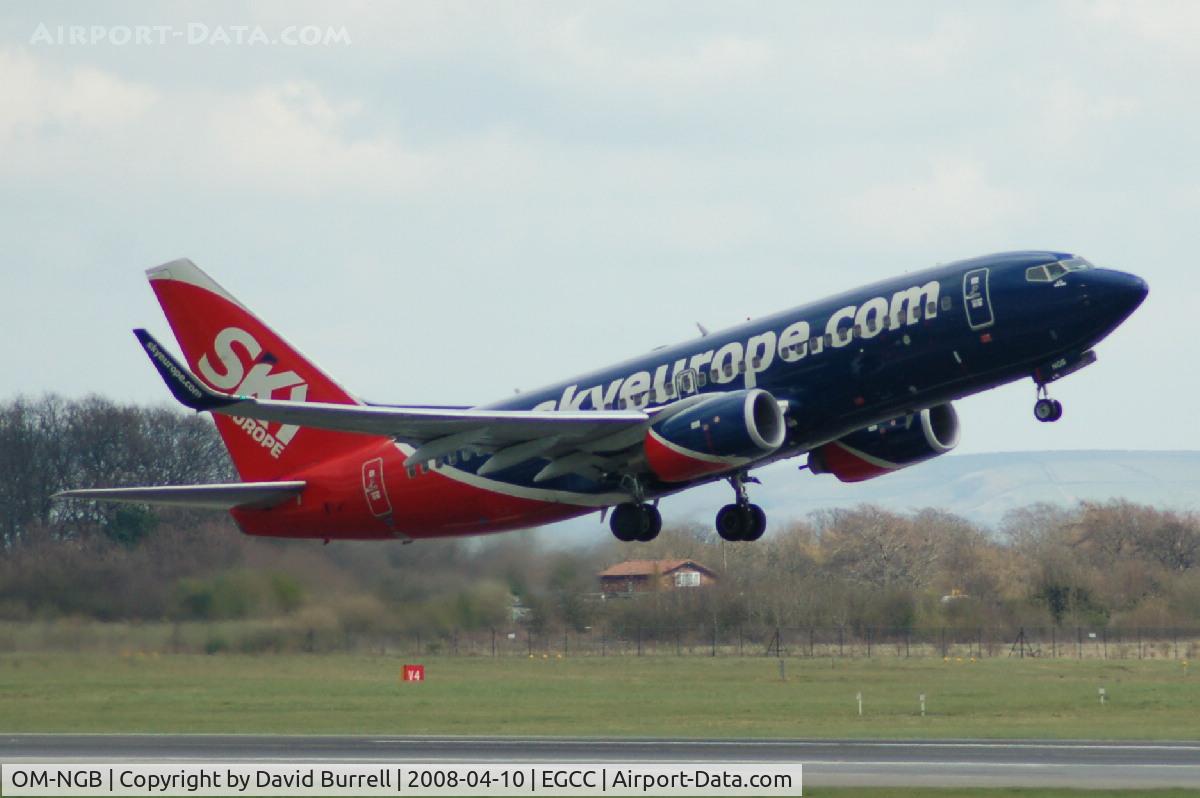 OM-NGB, 2005 Boeing 737-76N C/N 32695, SkyEurope - Taking Off