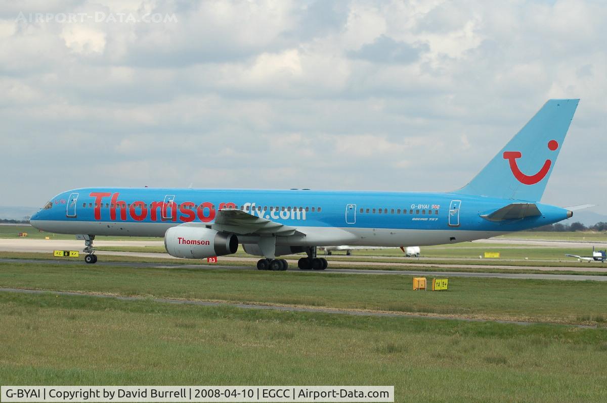 G-BYAI, 1993 Boeing 757-204 C/N 26967, Thomson - Taxiing