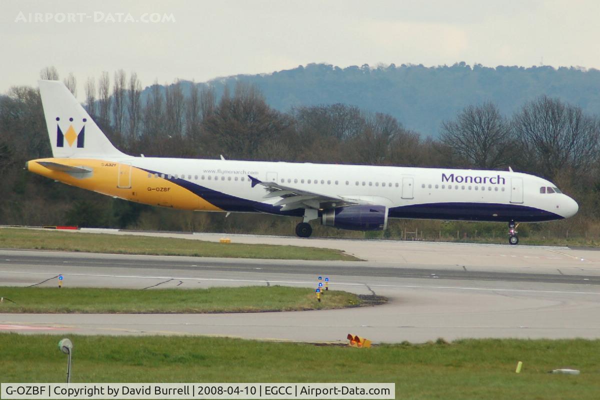G-OZBF, 2002 Airbus A321-231 C/N 1763, Monarch - Taking Off