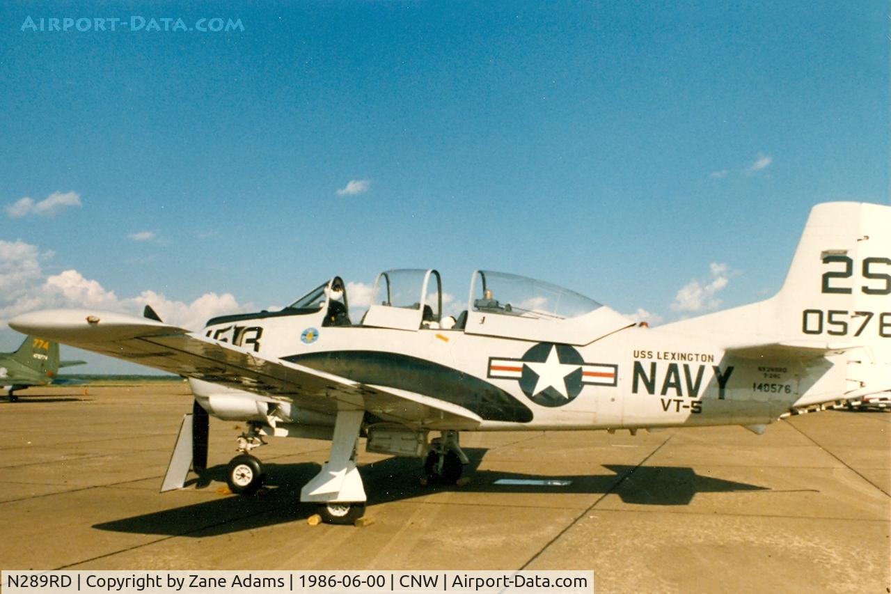 N289RD, 1956 North American T-28C Trojan C/N 226-153, Texas Sesquicentennial Air Show 1986