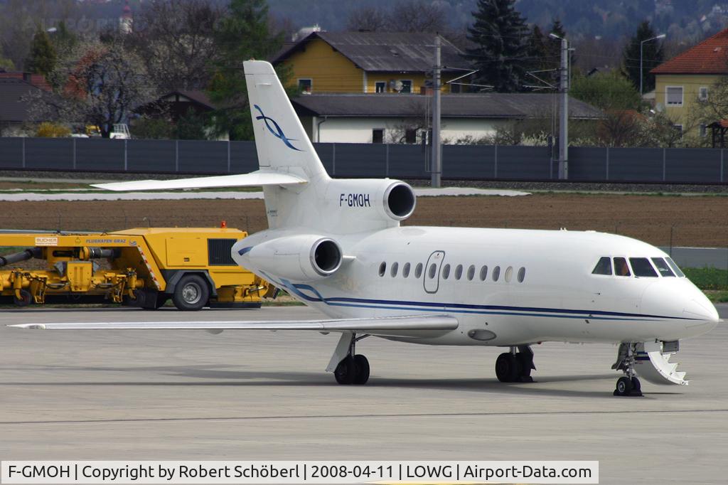 F-GMOH, Dassault Falcon 900 C/N 7, Stayed for a few hours in Graz