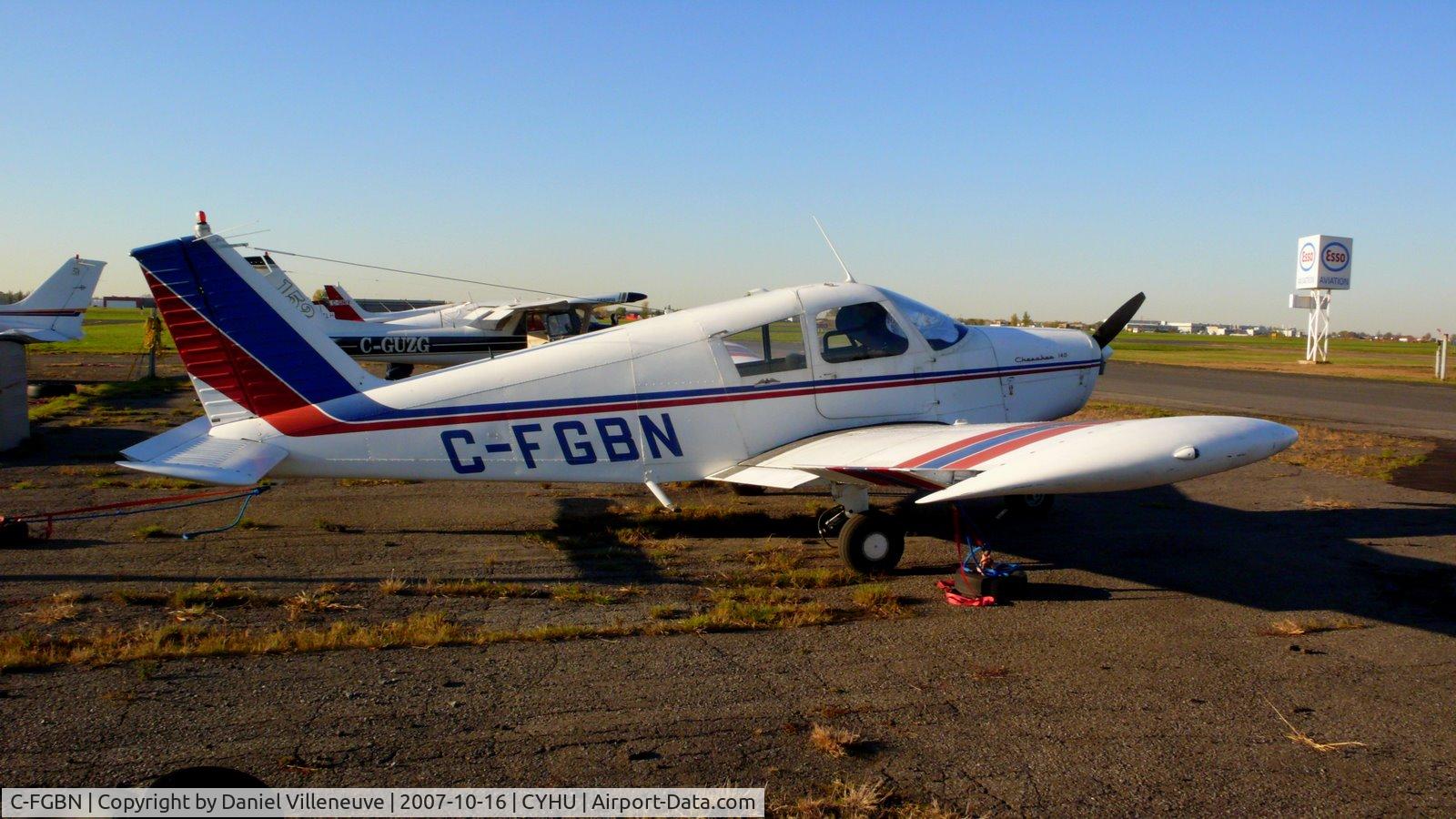 C-FGBN, 1965 Piper PA-28-140 Cherokee C/N 28-20387, Photo of Cherokee C-FGBN aT St-Hubert Airport