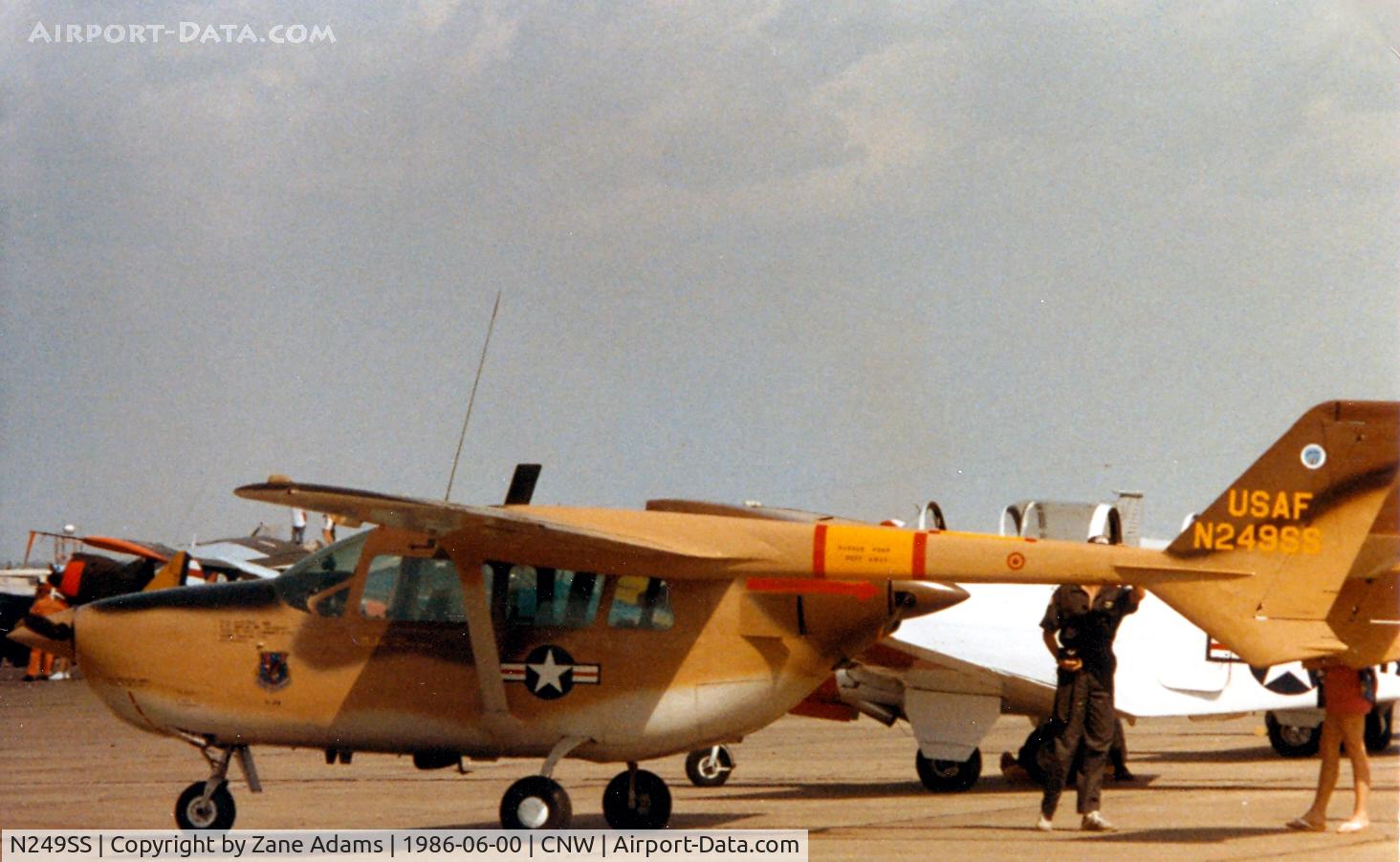 N249SS, Cessna 337A Super Skymaster C/N 337-0249, Texas Sesquicentennial Air Show 1986