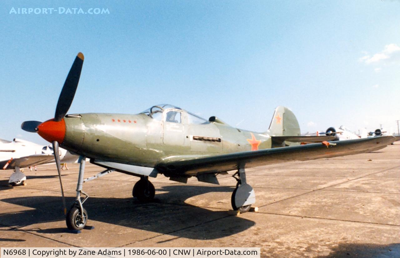 N6968, 1943 Bell P-39Q Airacobra C/N 219597, Texas Sesquicentennial Air Show 1986