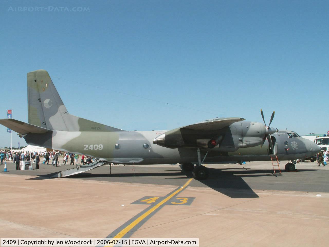 2409, Antonov An-26 C/N 27312409, Antonov An-26/Czech Air Force/RAF Fairford