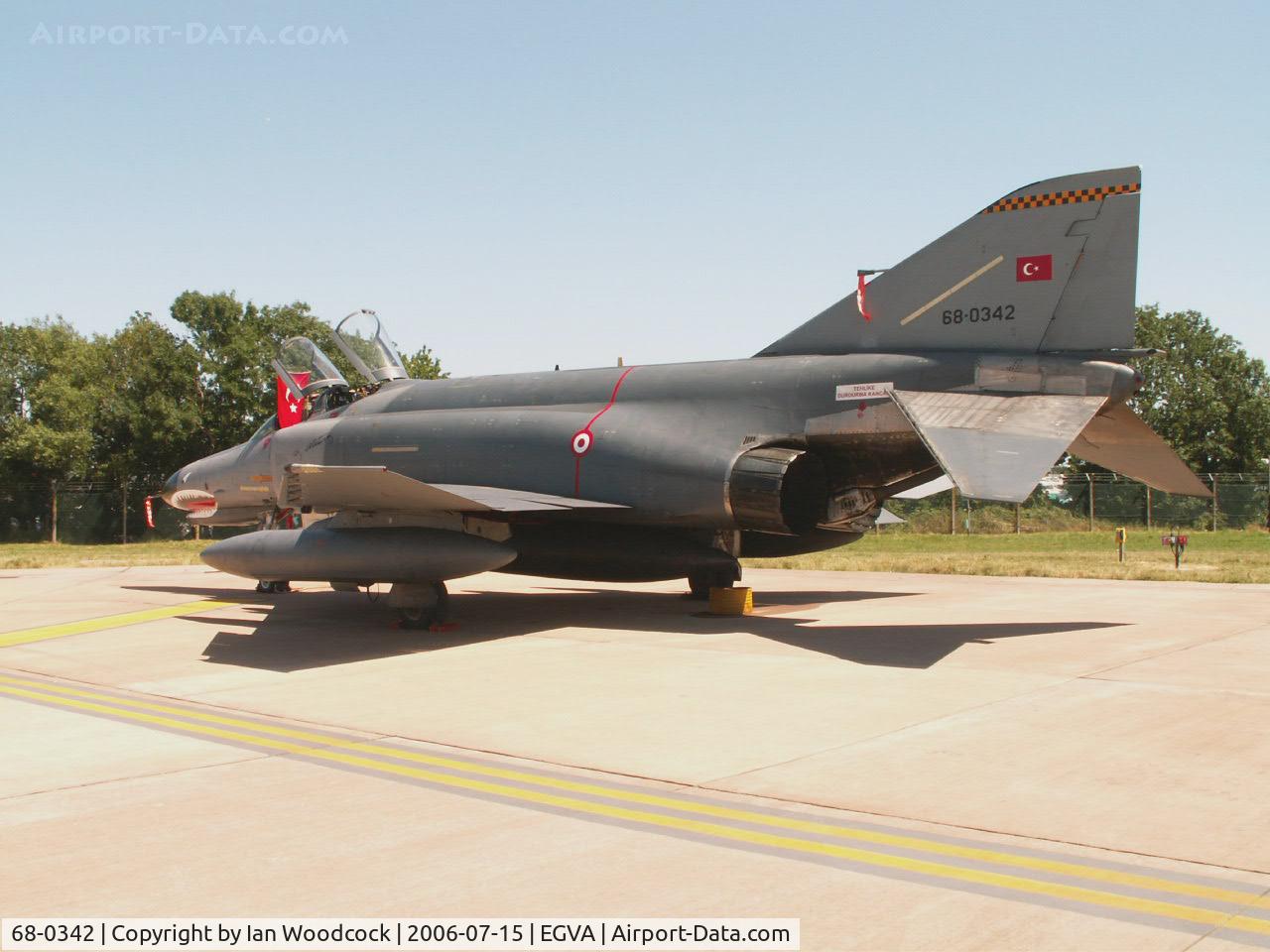 68-0342, 1968 McDonnell Douglas F-4E Phantom II C/N 3391, McDonnell-Douglas F-4E/Turkish Air Force/RAF Fairford