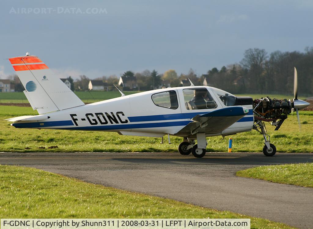 F-GDNC, 1983 Socata TB-20 Trinidad C/N 327, Engine ground test after maintenance...