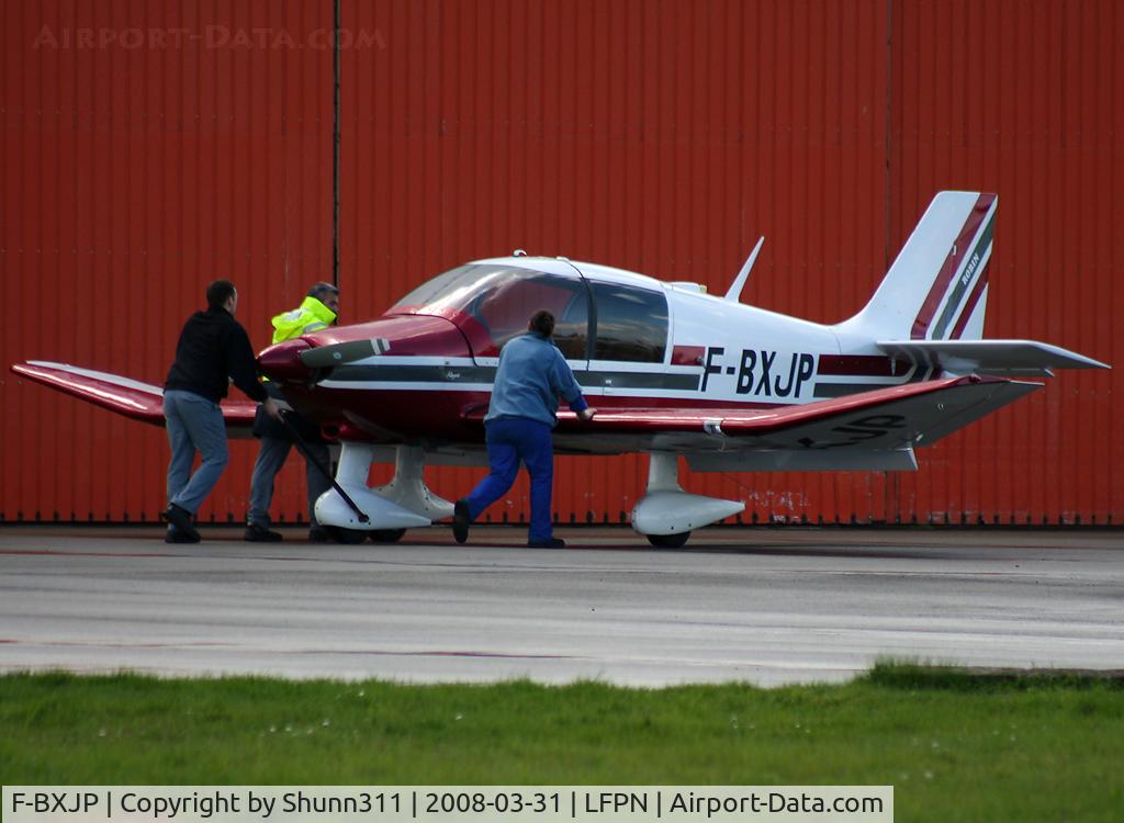 F-BXJP, Robin DR-400-180 Regent C/N 1045, Put outside a very big hangar...