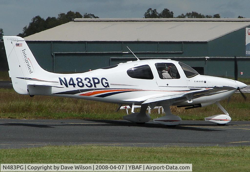 N483PG, Cirrus SR20 C/N 1895, Seen at YBAF