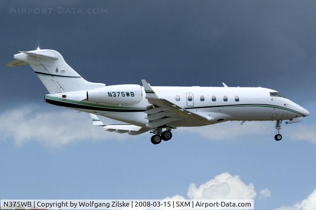 N375WB, 2008 Bombardier BD-700-1A11 Global 5000 C/N 9288, visitor