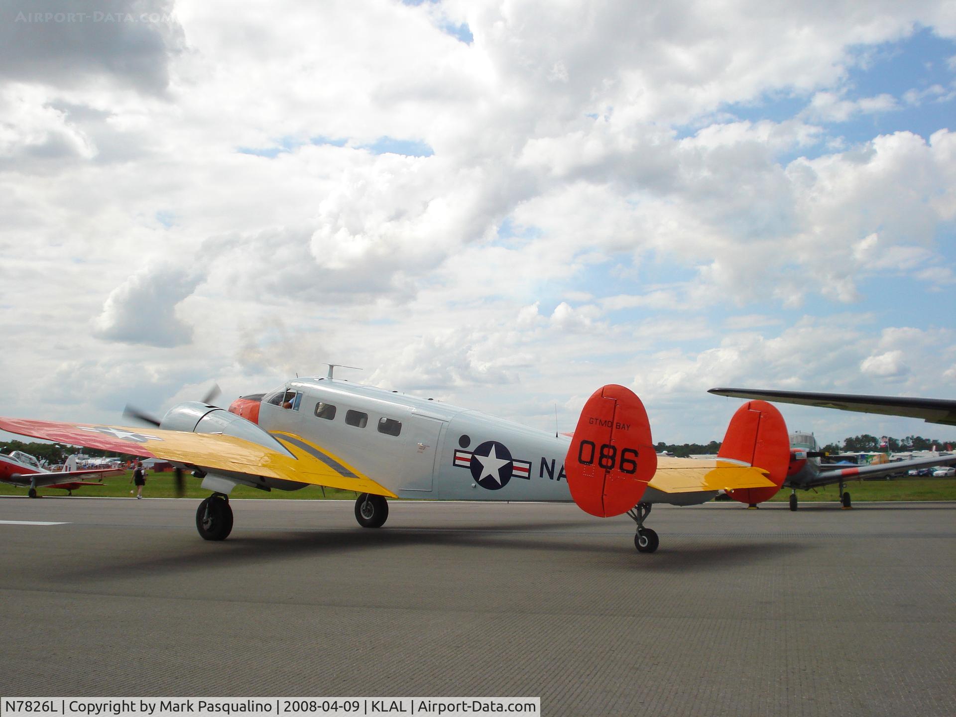 N7826L, 1951 Beech TC-45G C/N AF-86, Beech TC-45G