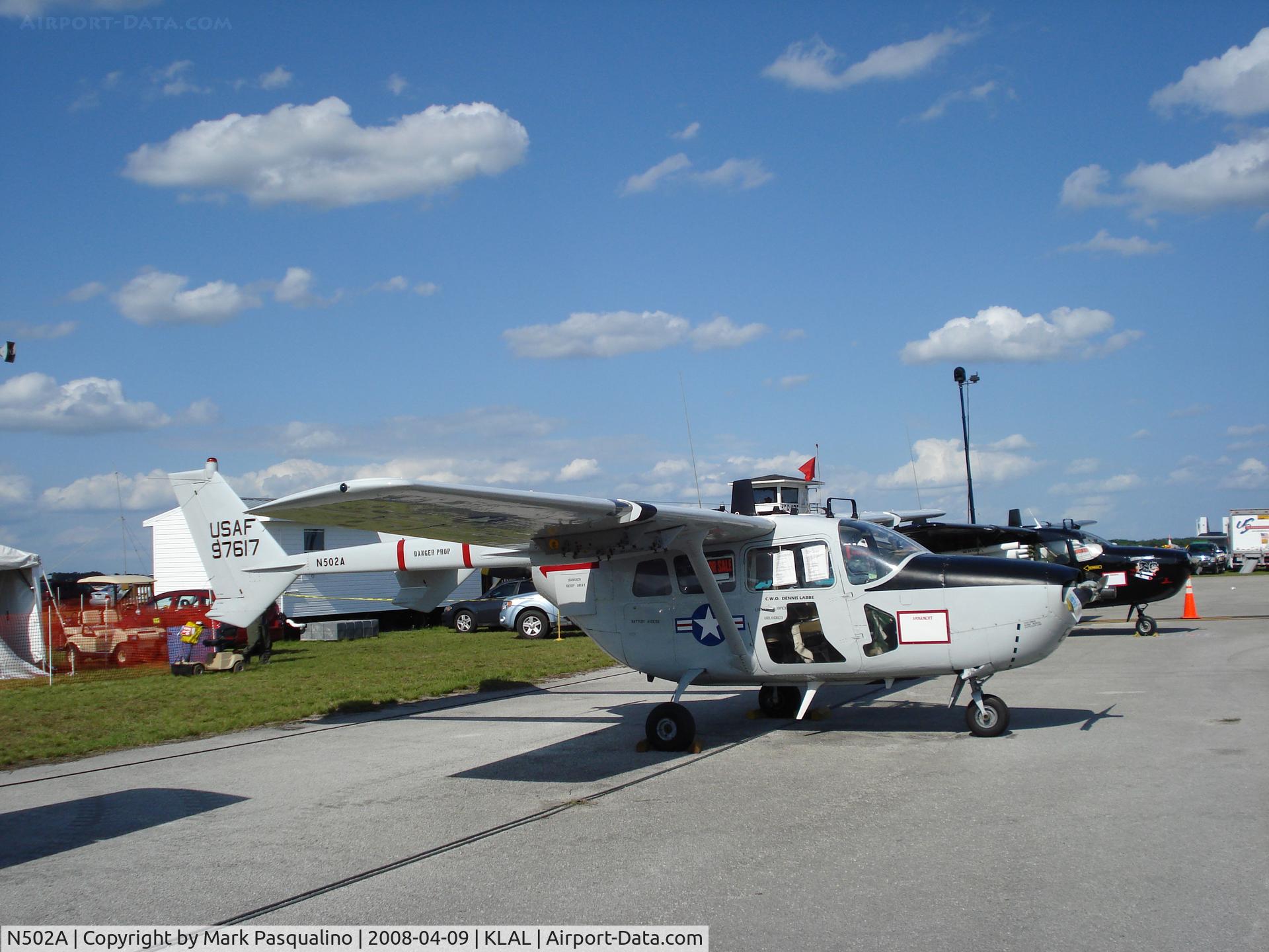 N502A, 1969 Cessna M337B (O-2A) Super Skymaster C/N 337M-0415 (69-7617), Cessna O-2A