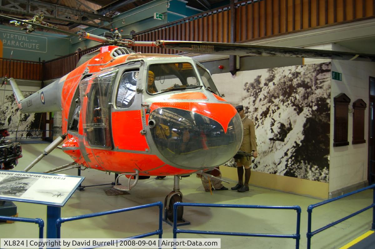 XL824, Bristol 171 Sycamore HR.14 C/N 13444, Bristol Sycamore - Manchester Museum of Science & Industry