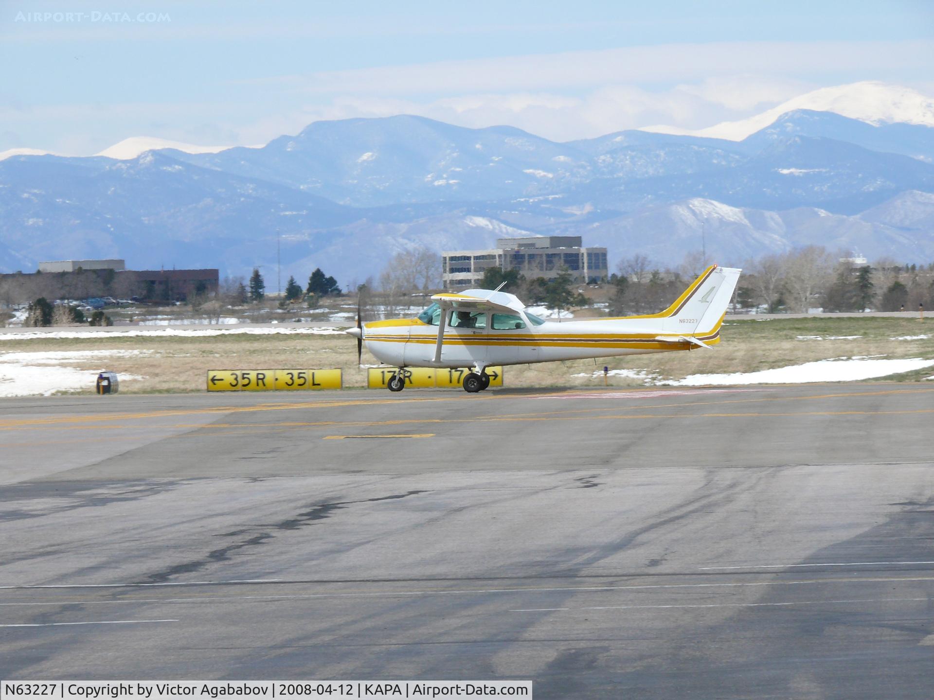 N63227, 1981 Cessna 172P C/N 17275408, Parked at Centennial