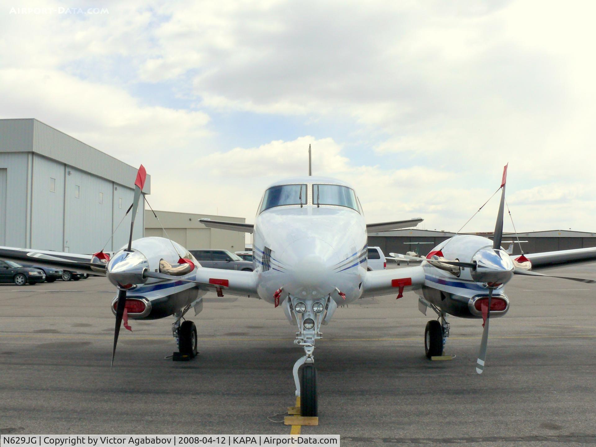 N629JG, Raytheon C90A King Air C/N LJ-1688, Parked at Centennial