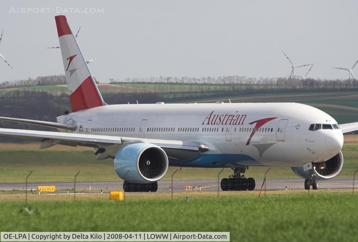 OE-LPA, 1997 Boeing 777-2Z9/ER C/N 28698, AUSTRIAN named Sound of Music