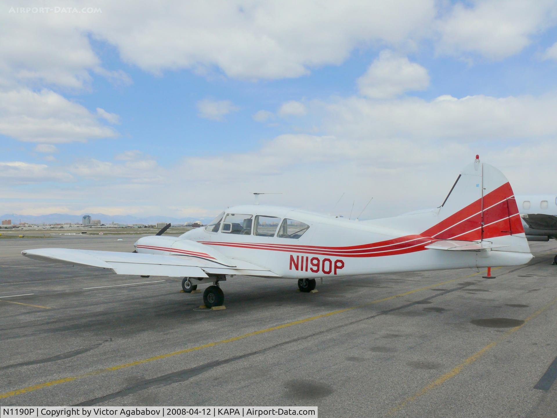 N1190P, 1955 Piper PA-23 C/N 23-204, Parked at Centennial