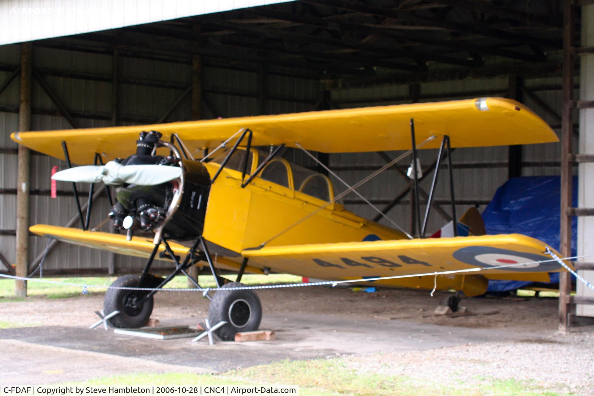 C-FDAF, 1989 Fleet 16R Finch C/N 92319, At Guelph Airpark