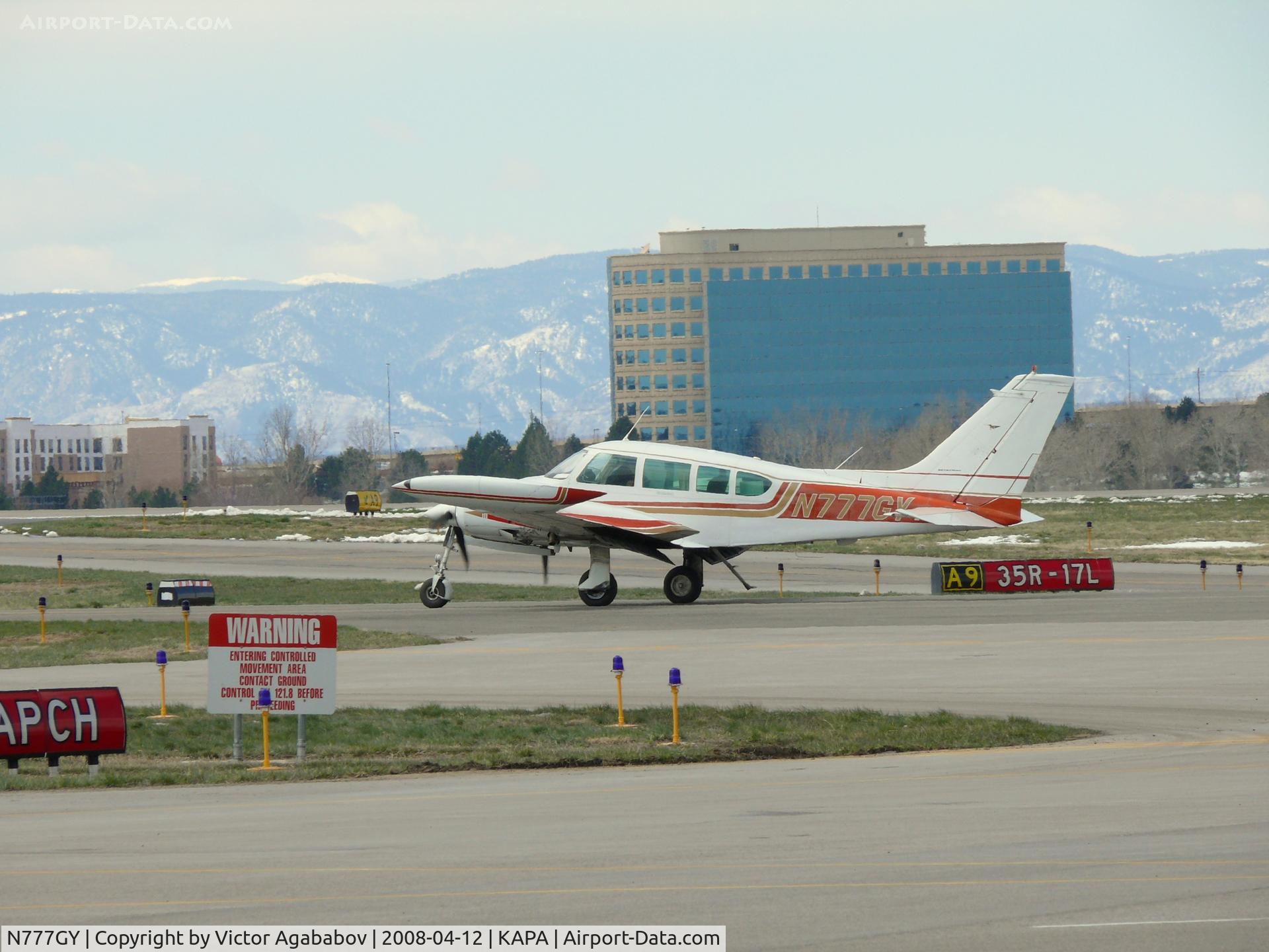 N777GY, 1968 Cessna 320E Executive Skyknight C/N 320E0027, At Centennial Airport