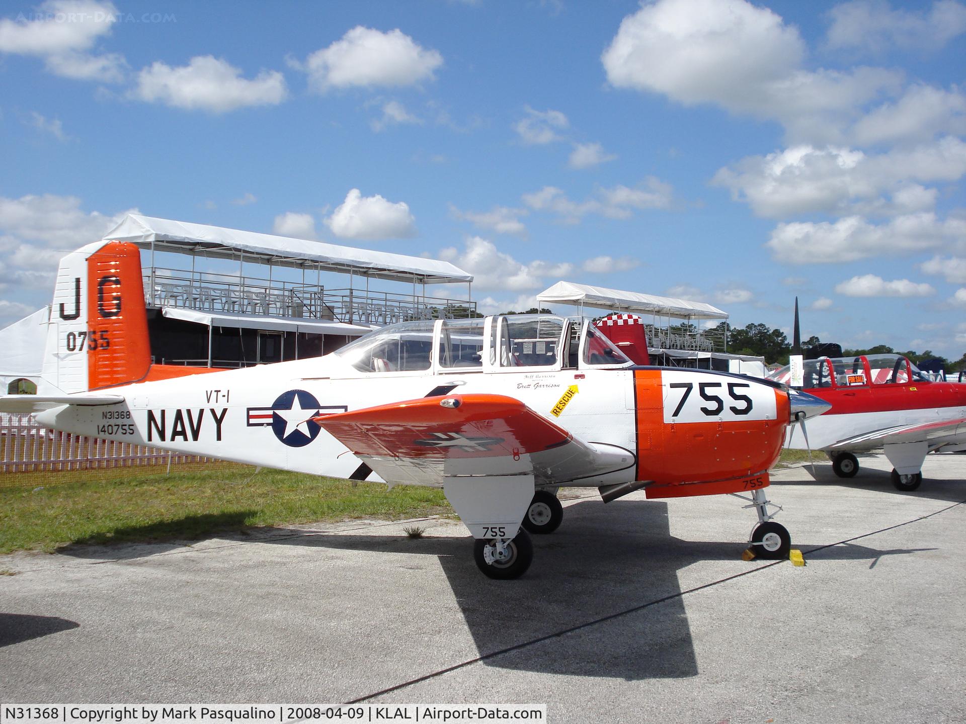 N31368, 1955 Beech T-34B Mentor C/N 140755, Beech T-34B