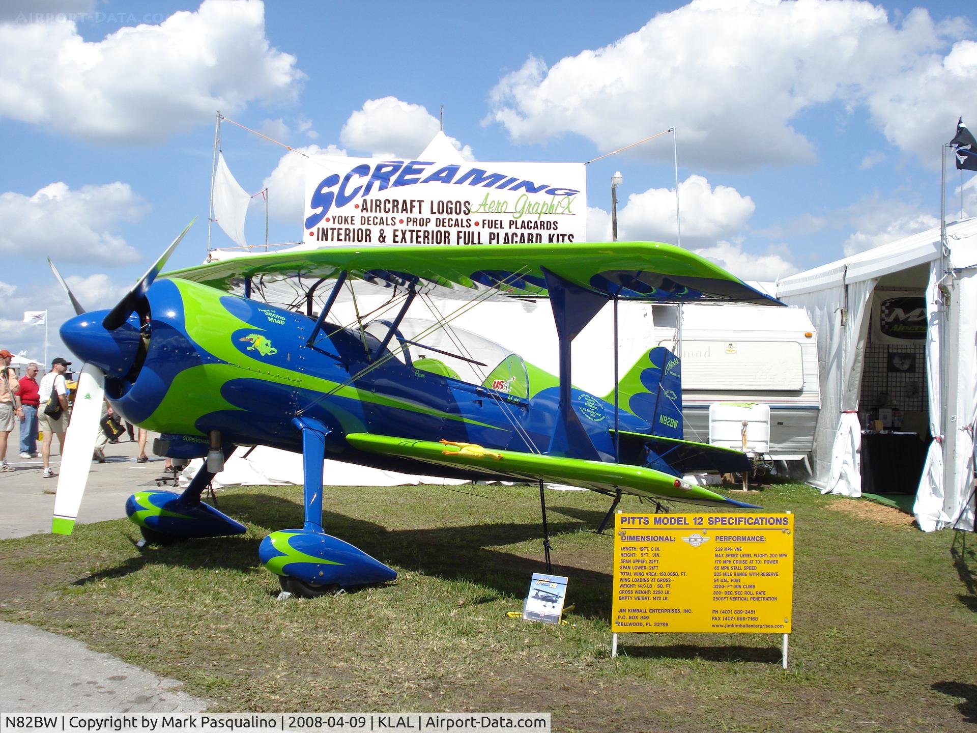 N82BW, 2005 Pitts M12 C/N 106, Pitts M12