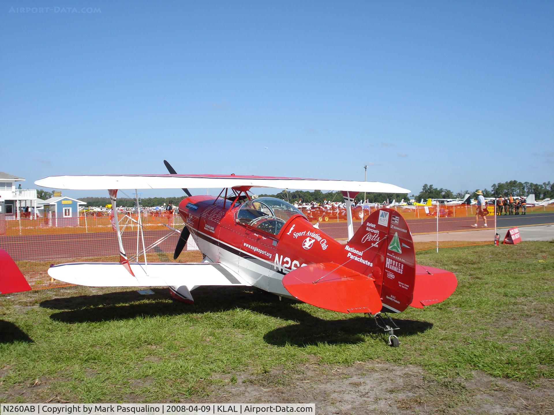 N260AB, 1989 Christen Pitts S-2B Special C/N 5175, Pitts S-2B