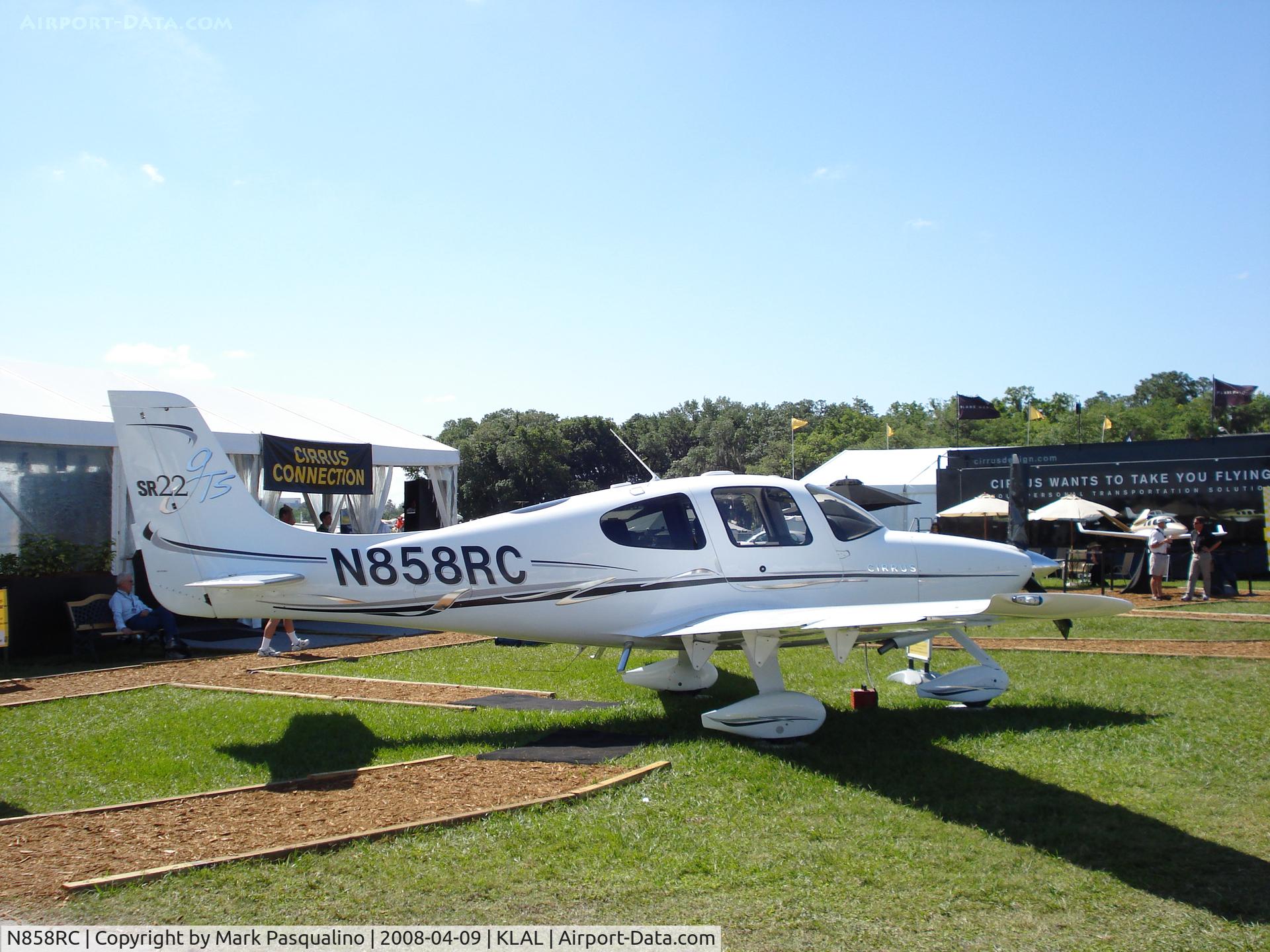 N858RC, 2008 Cirrus SR22 C/N 2939, SR22