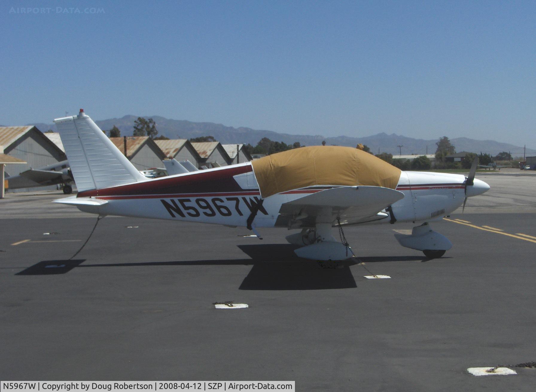 N5967W, 1966 Piper PA-28-150 Cherokee C/N 28-3831, 1966 Piper PA-28-150 CHEROKEE, Lycoming O-320-E2A 150 Hp