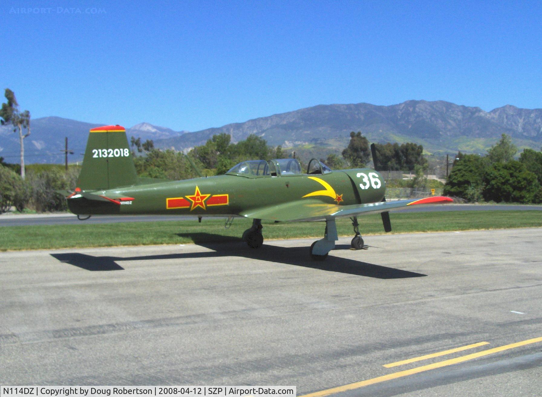 N114DZ, 1967 Nanchang CJ-6A C/N 2132018, 1967 Nanchang China CJ-6A, Vedeneev (Ivchenko) MP-14 360 Hp 9 cylinder radial upgrade conversion