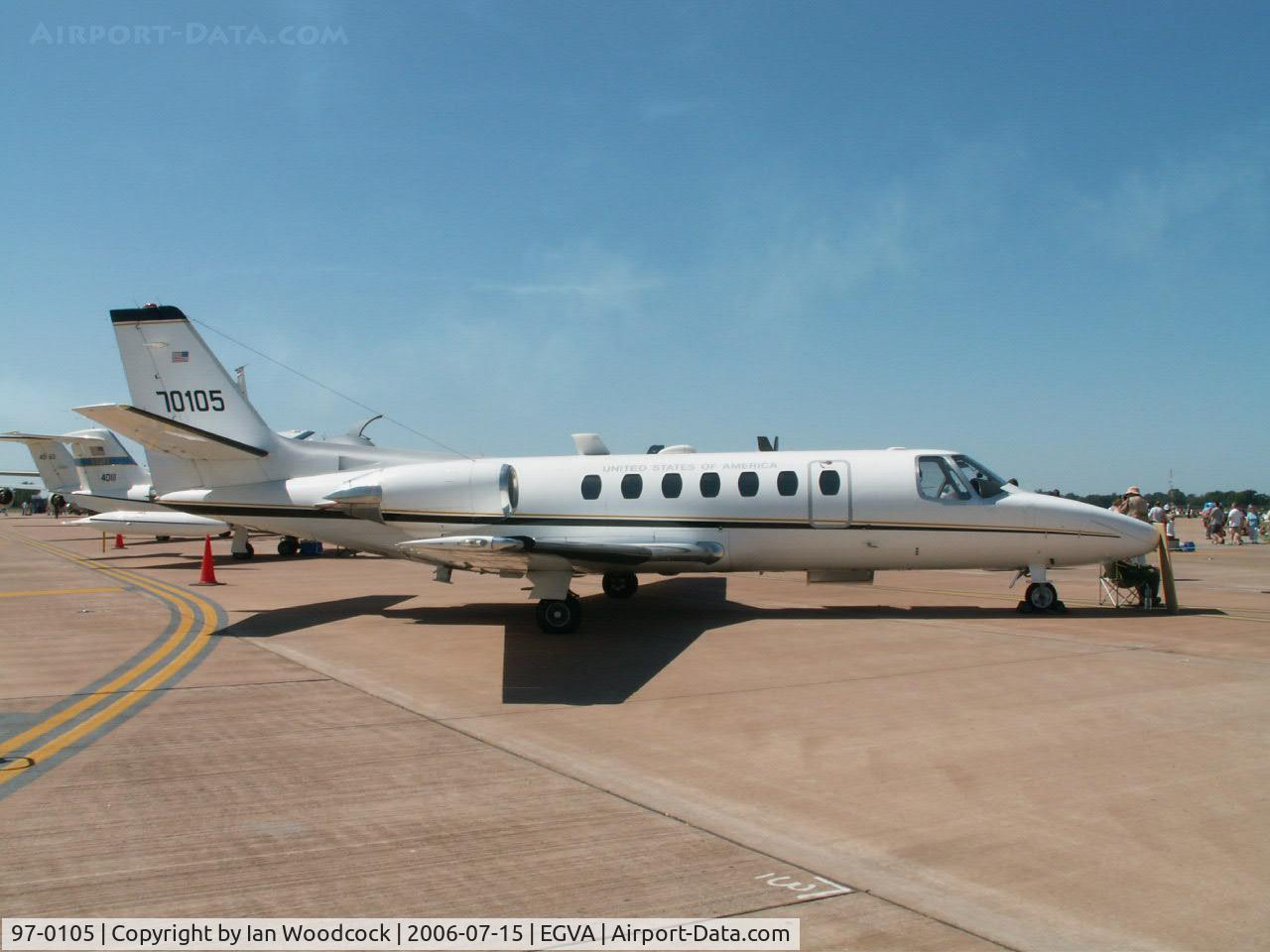 97-0105, 1997 Cessna UC-35A Citation Ultra C/N 560-0472, Cessna UC-35A/US Army/RAF Fairford