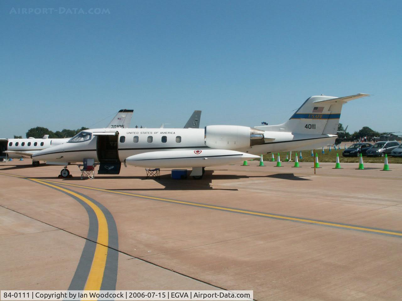 84-0111, 1985 Gates Learjet 35A (C-21A) C/N 35A-557, C-21A/86 AW USAF/RAF Fairford