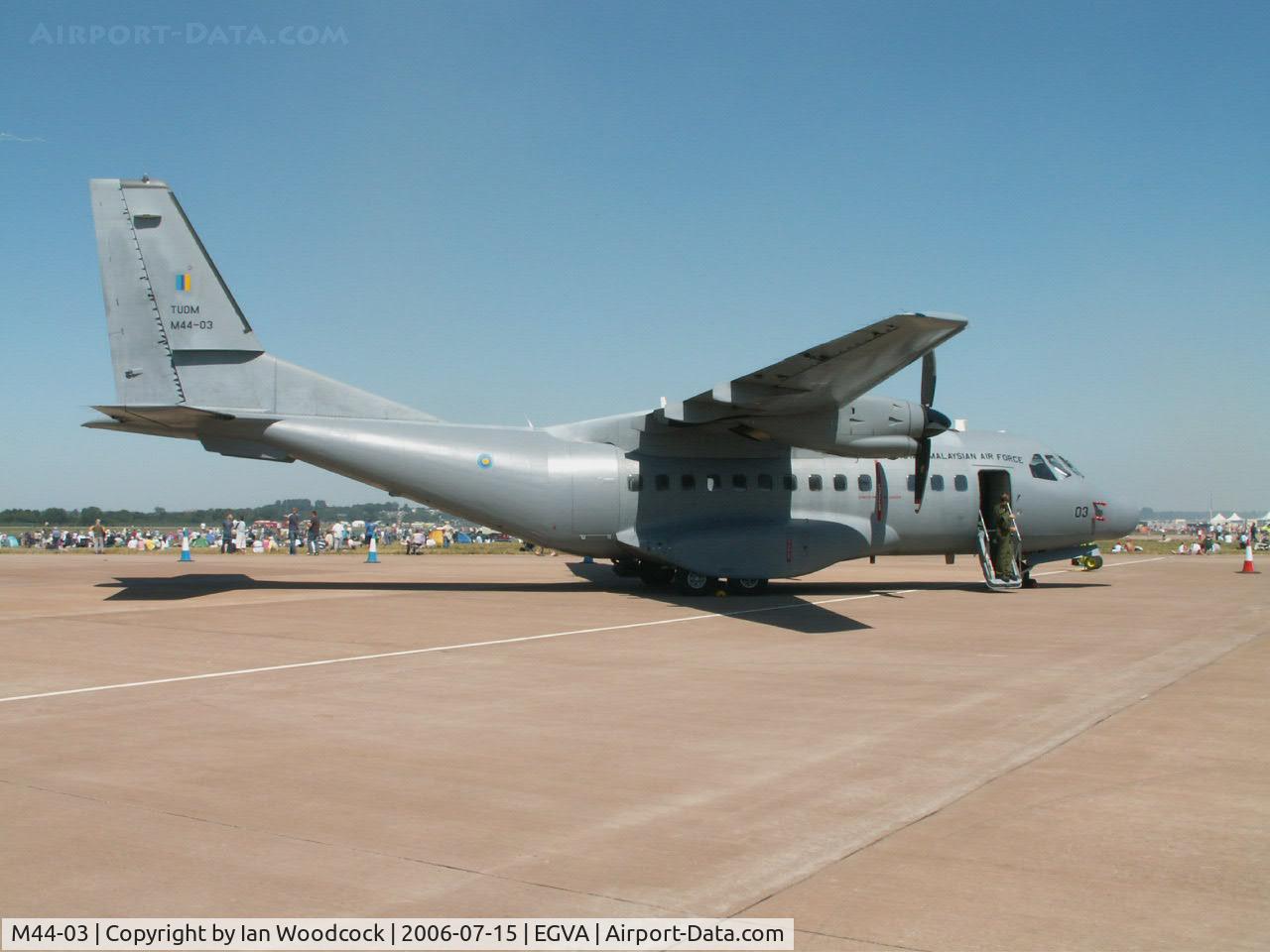 M44-03, CASA CN-235-220M C/N N036, CASA CN235-100MPA/Malaysian Air Force/RAF Fairford