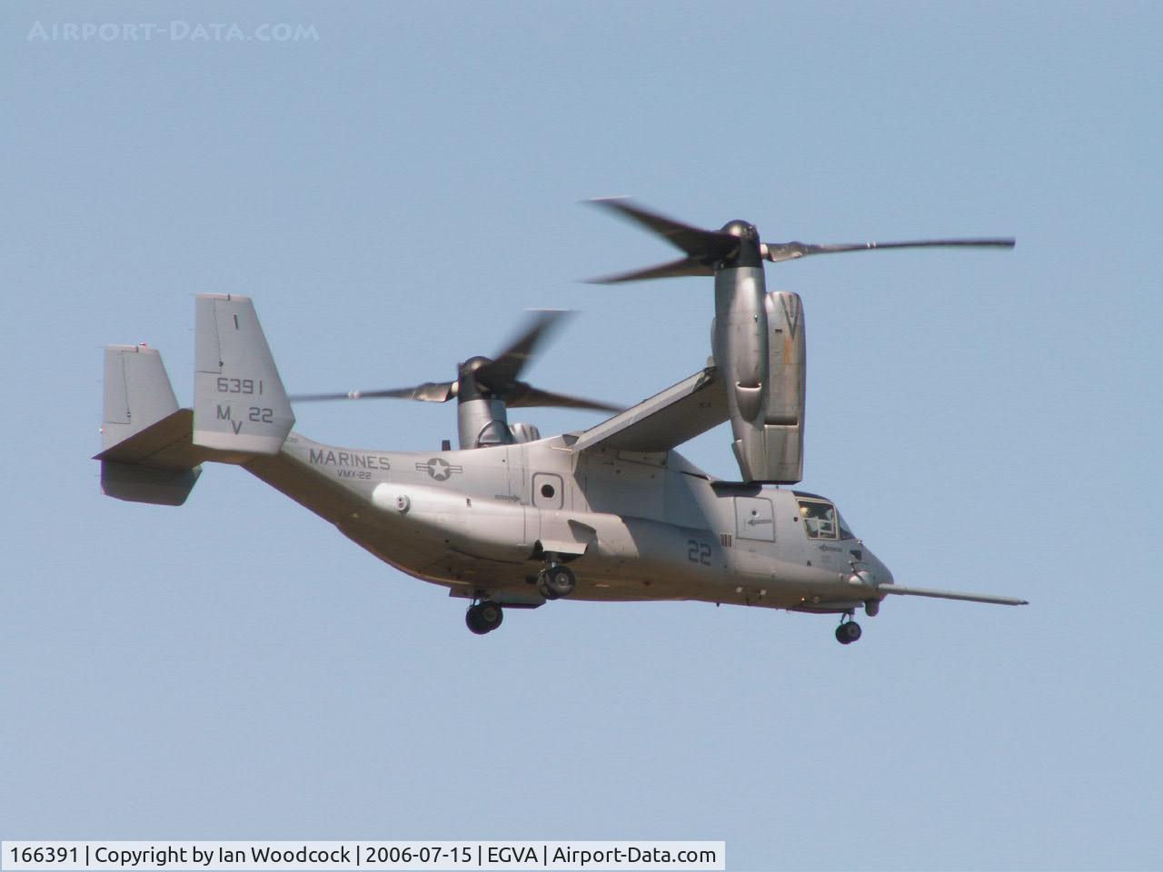 166391, Bell-Boeing MV-22B Osprey C/N D0058, Bell-Boeing MV-22B Osprey/USMC/RAF Fairford