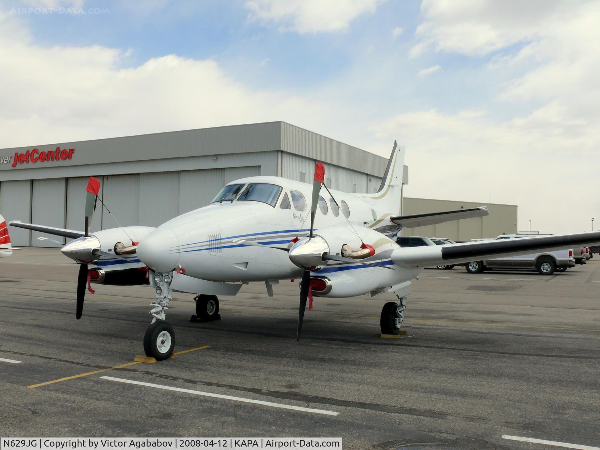 N629JG, Raytheon C90A King Air C/N LJ-1688, @ Centennial